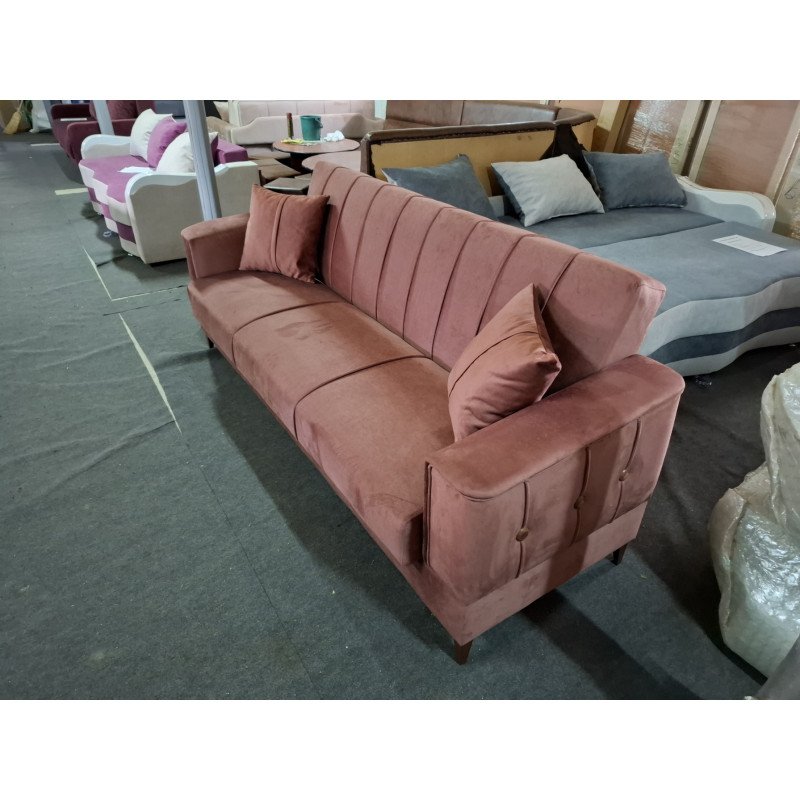 Canapea Extensibilă Bordo Catifea