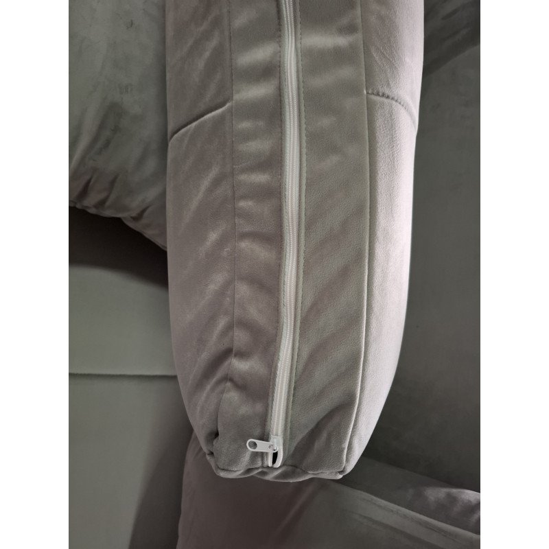 Canapea Extensibilă Mare Gri Deschis