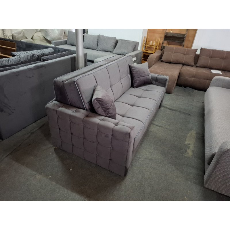 Canapea Extensibilă Tip Pat Gri Antracit